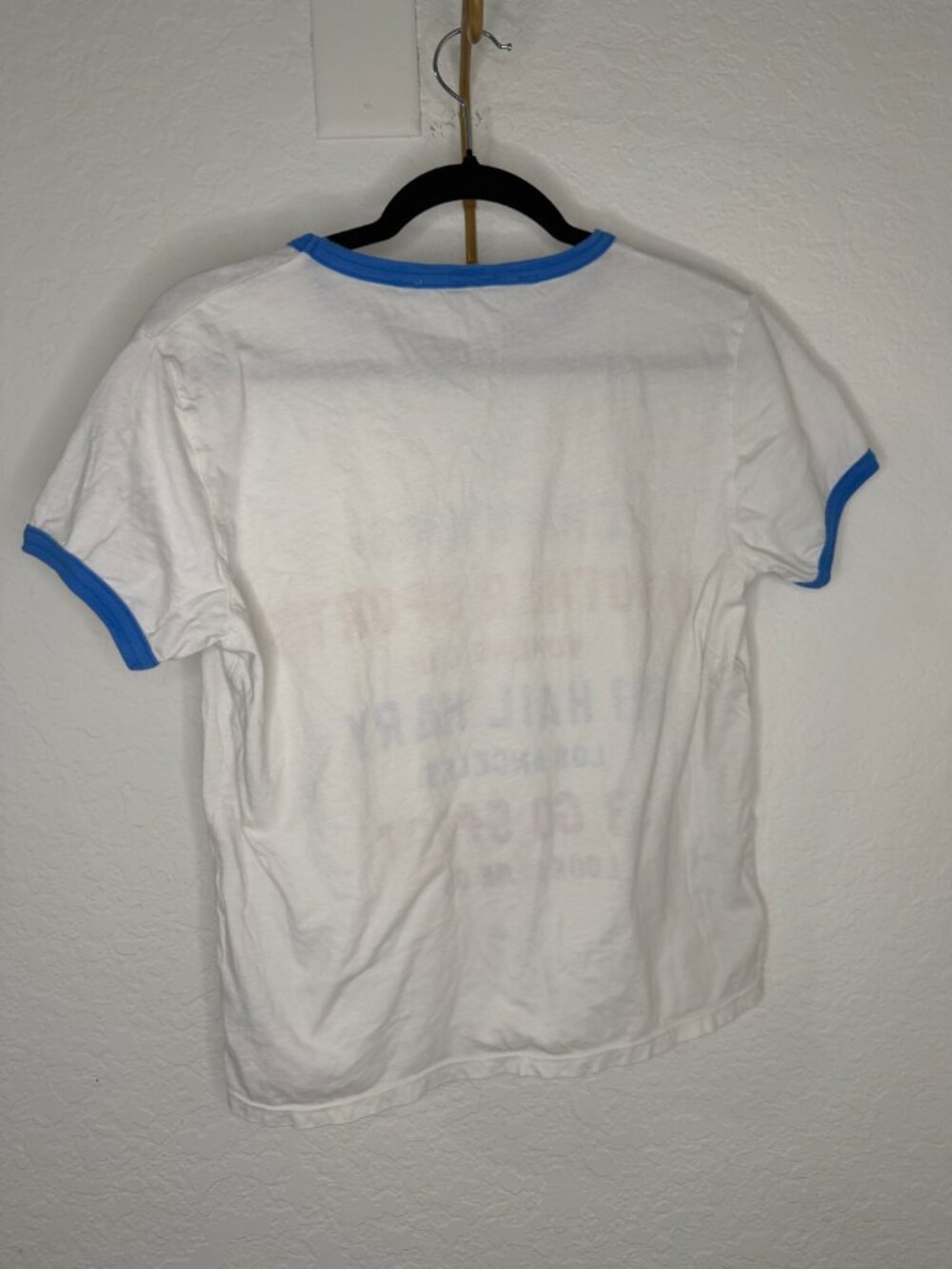 MOTHER The Lil Goodie Ringer- Champions- M- White/Blue- MSRP $115 - Picture 6 of 9